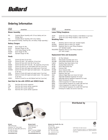 Bullard PA1 User manual | Manualzz