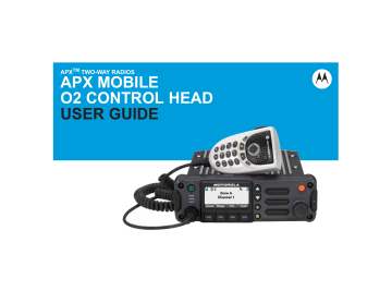 Sending a Silent Emergency Alarm. Motorola ASTRO APX O2 Control Head ...