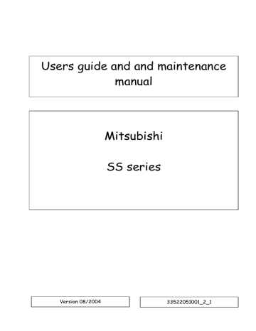 mitsubishi serial number nomenclature