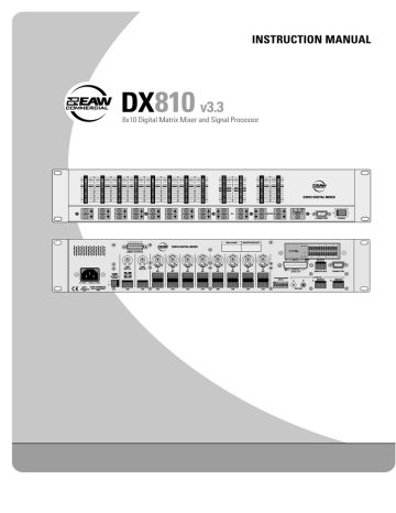 eaw dx810 digital signal processor