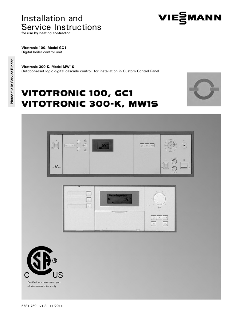 Vitotronic 300-k mw1