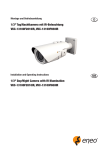 Security Camera VKC-13100F2810IR, VKC-13100F650IR Installation and Operating Instructions