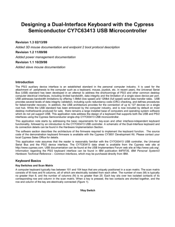 Cypress Semiconductor CY7C63413C Specifications | Manualzz