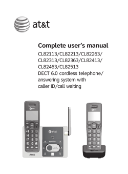 AT&T CL82313 - Quick start Guide, User manual | manualzz.com