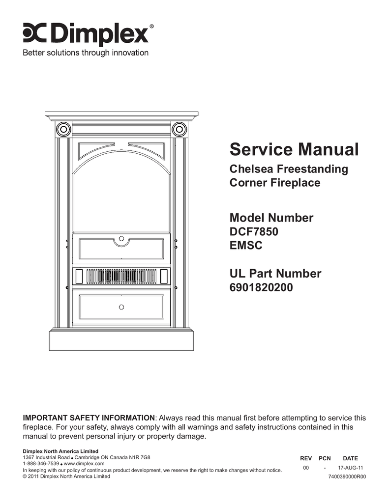 Dimplex Dcf7850 Service Manual Manualzz Com