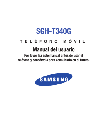 Samsung | Manual de usuario | SGH-T340G | Manualzz