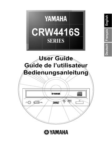 Yamaha CRW4416S - CRW - CD-RW Drive User guide | Manualzz