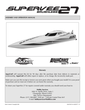 AquaCraft Top Speed 2 HCAB5011 