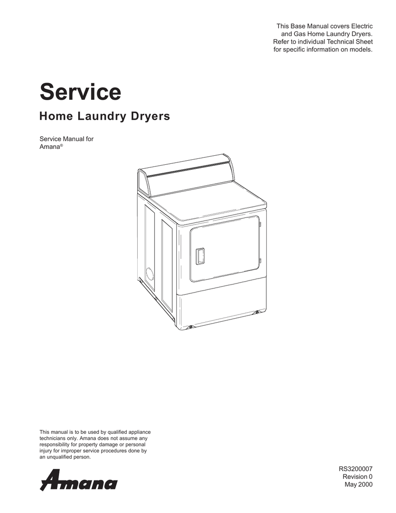 Plug Wiring Diagram For Amana Ned4655ew1 Dryer - Wiring Draw