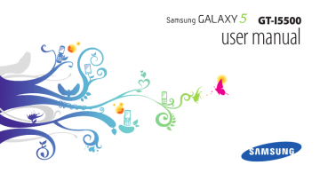 Samsung GT-I5500 User manual | Manualzz