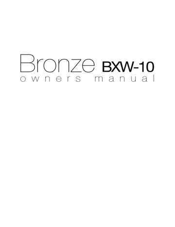 Bronze bxw 10 схема