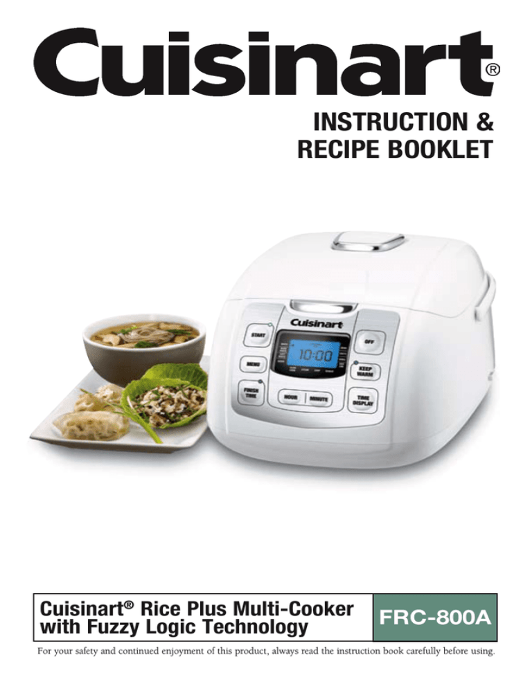 how to use cuisinart rice cooker