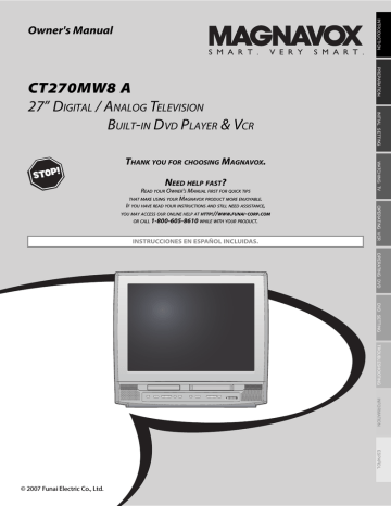 Magnavox Ct270mw8 A User Manual Manualzz