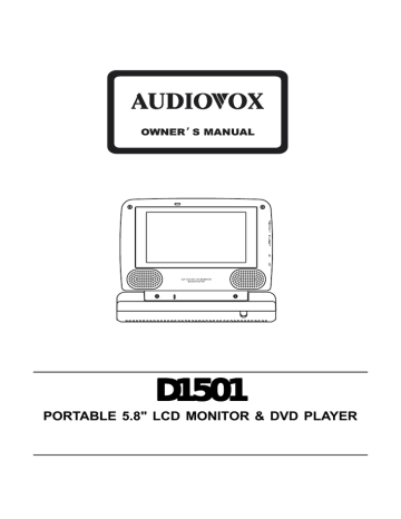 Audiovox D1501 Instruction Manual | Manualzz