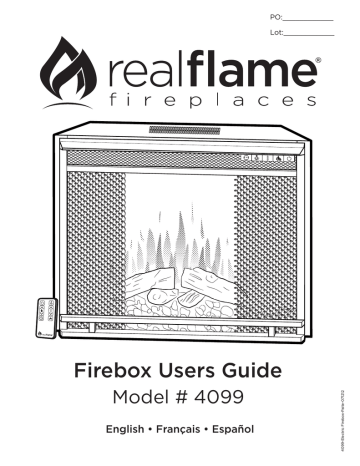 Eplacement Emote Contol Fo Eal Flame 4099 Electic