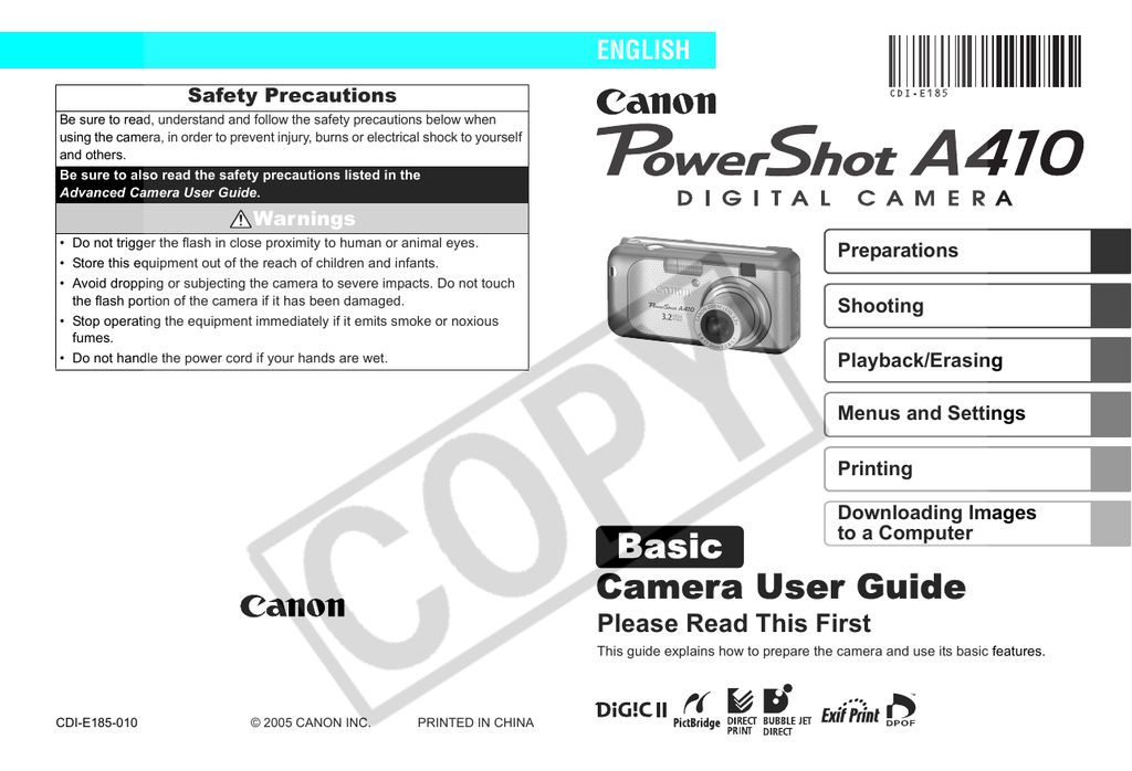 image download mac for canon power shot g3