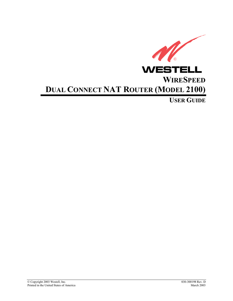 westell modem drivers for windows 10