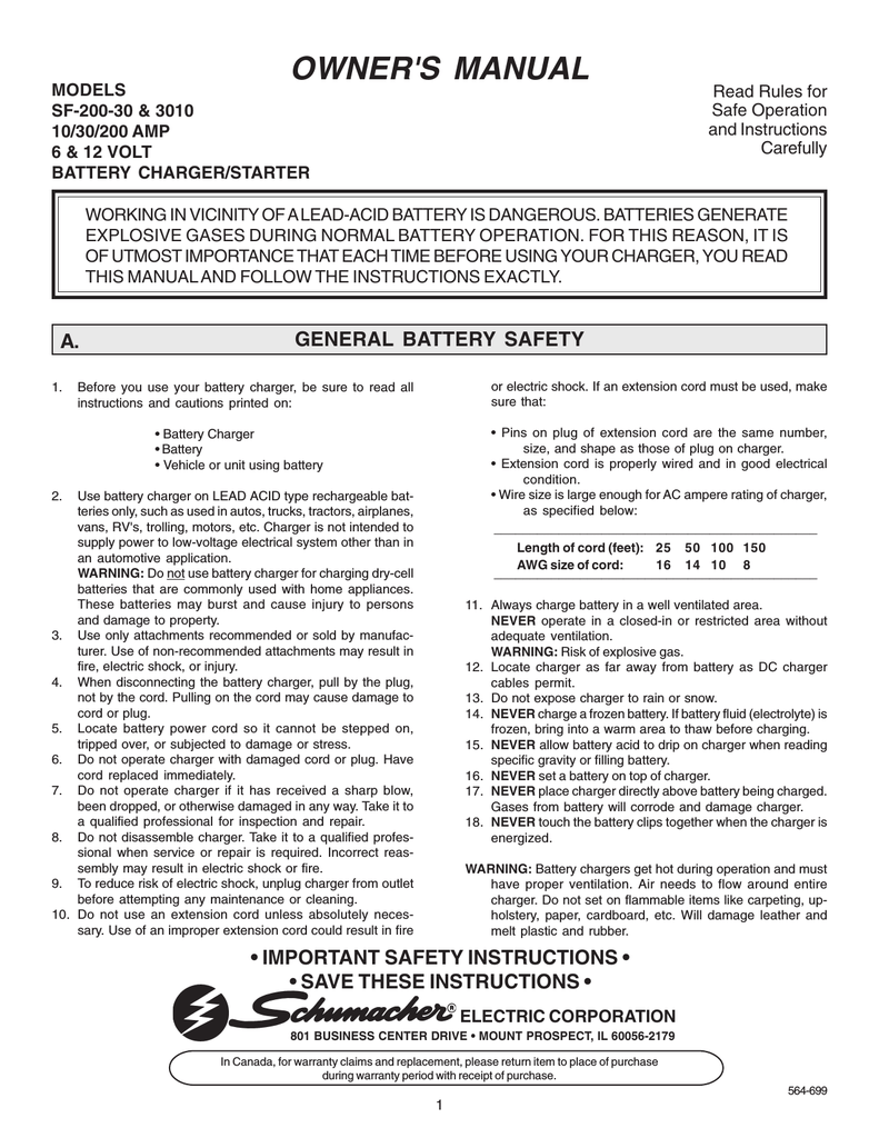 Schumacher Battery Charger Wiring Diagram Collection