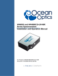 HR4000 Spectrometer Installation and Operation Manual