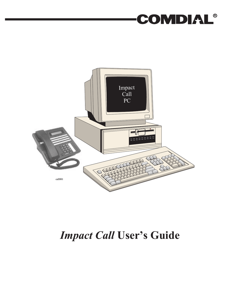 Comdial IMPACT User`s guide | Manualzz