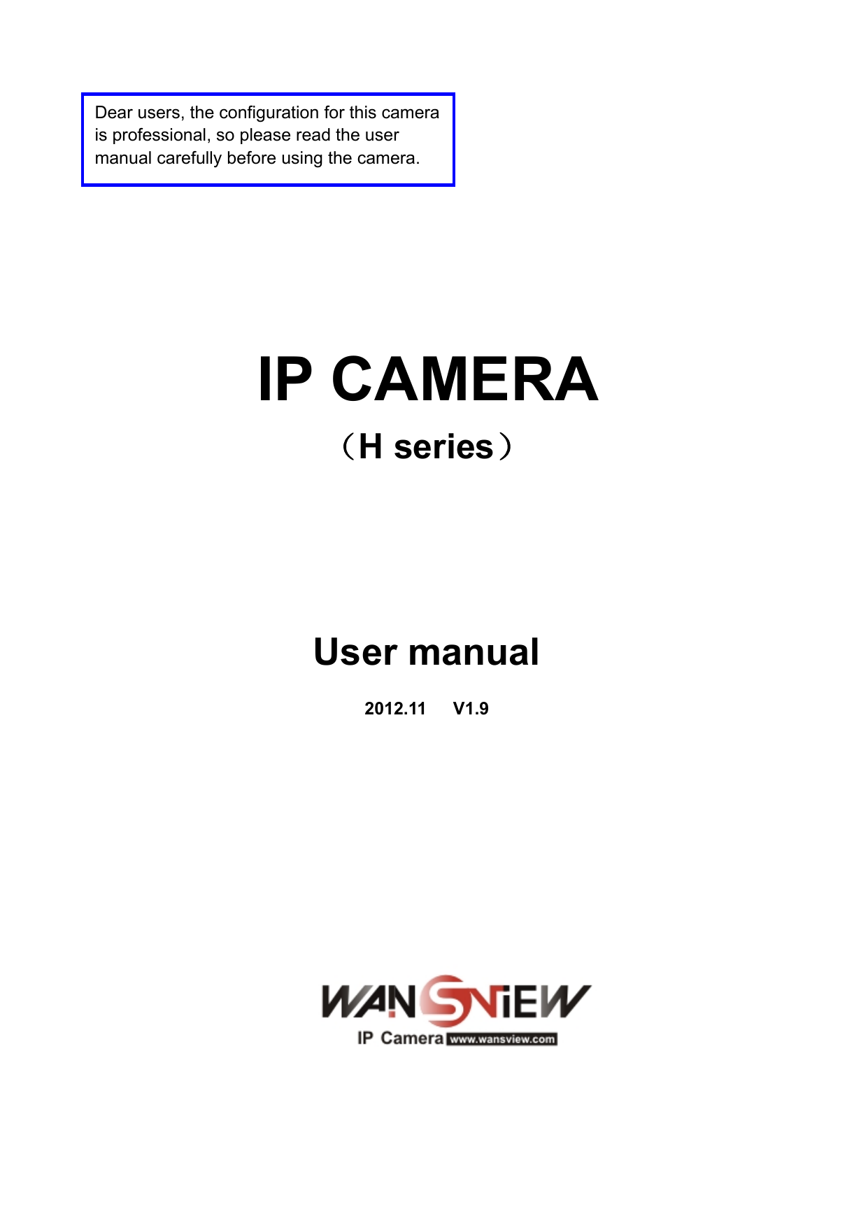 NCH530W Wansview NCH IP camera user manual Manualzz