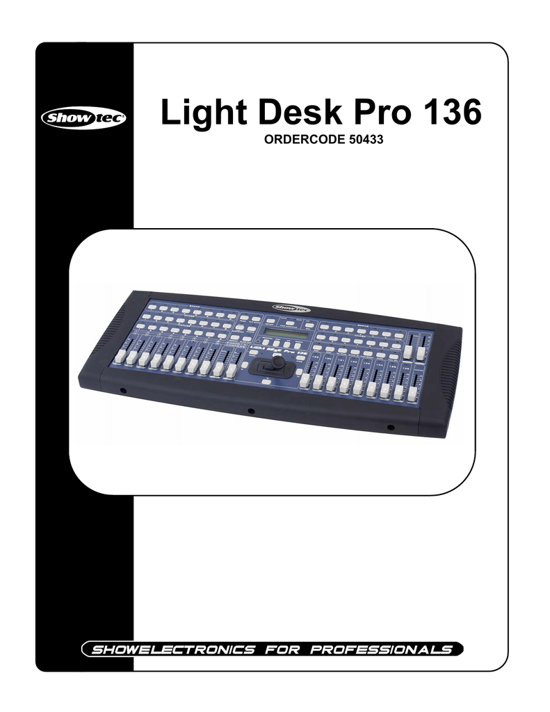 showtec lighting desk