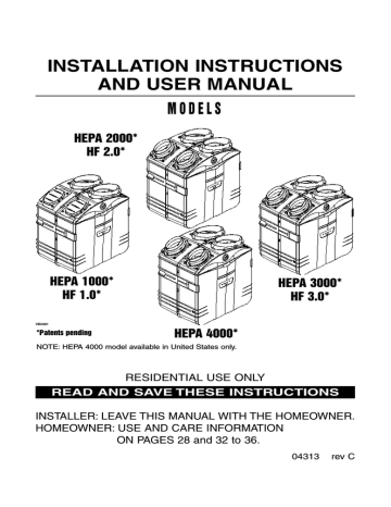 Venmar hepa 3000 price Clearance