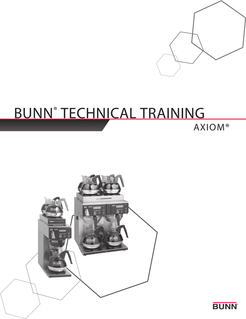 Bunn AXIOM 0/6 Twin Technical information Manualzz