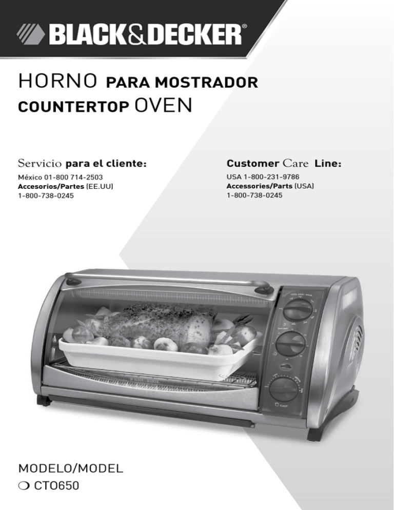 Black & Decker CTO650 Manual de usuario Manualzz