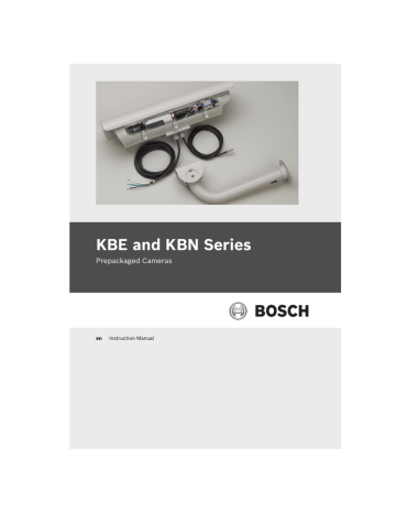 Bosch UHO-HBPS Instruction manual | Manualzz