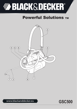 Black & Decker GSC500 Power sprayer type h2 Instruction manual