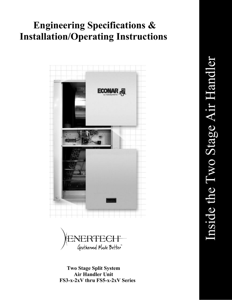 Econar GeoSource 2000 Specifications Manualzz