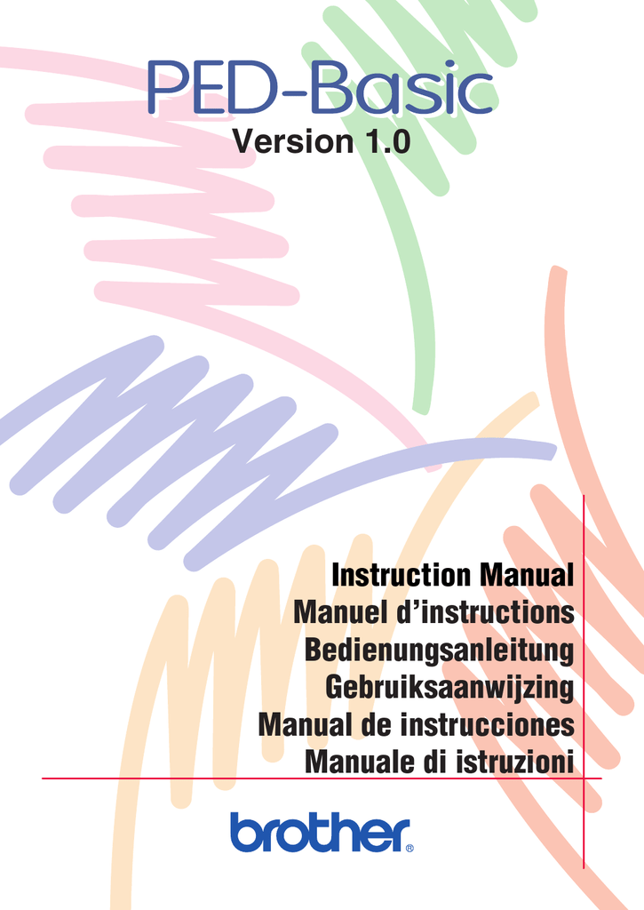 brother ped basic instruction manual