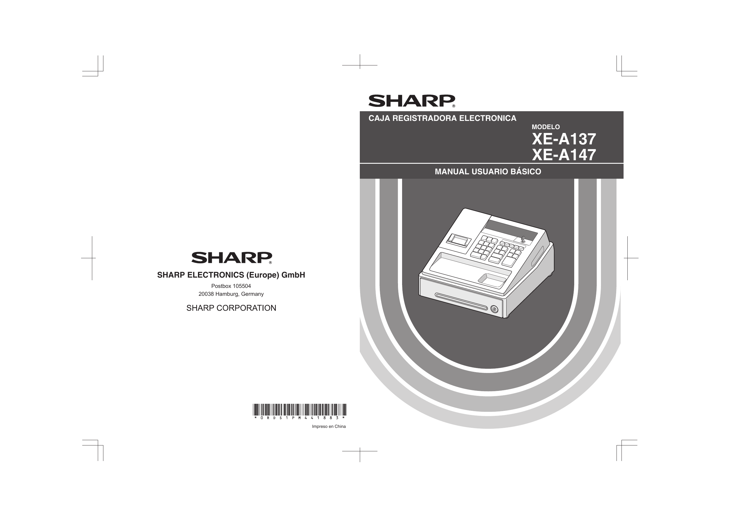 Sharp XEA147 Manual de usuario XEA137/A147 OperationManual ES