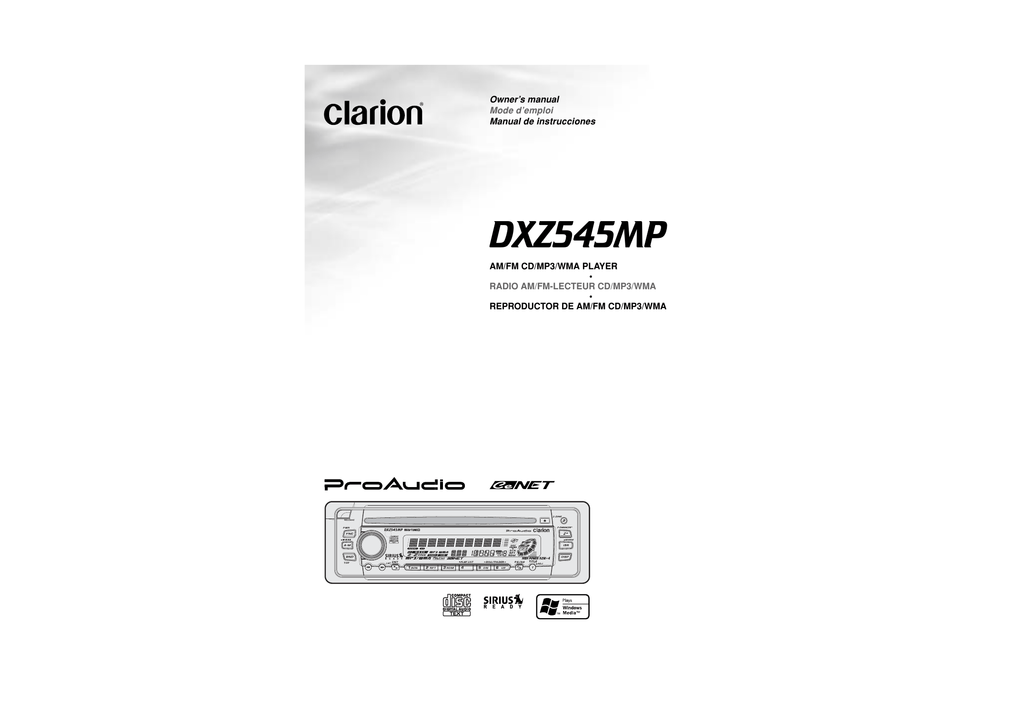 Clarion Dxz945mp Wiring Diagram - ABIEWF