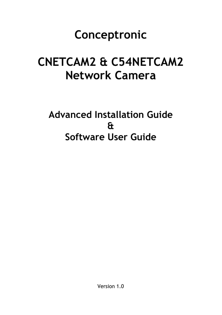 CONCEPTRONIC CNETCAM2 IP CAMERA DRIVERS WINDOWS XP CONCEPTRONIC CNETCAM2 IP CAMERA DESCARGAR CONTROLADOR