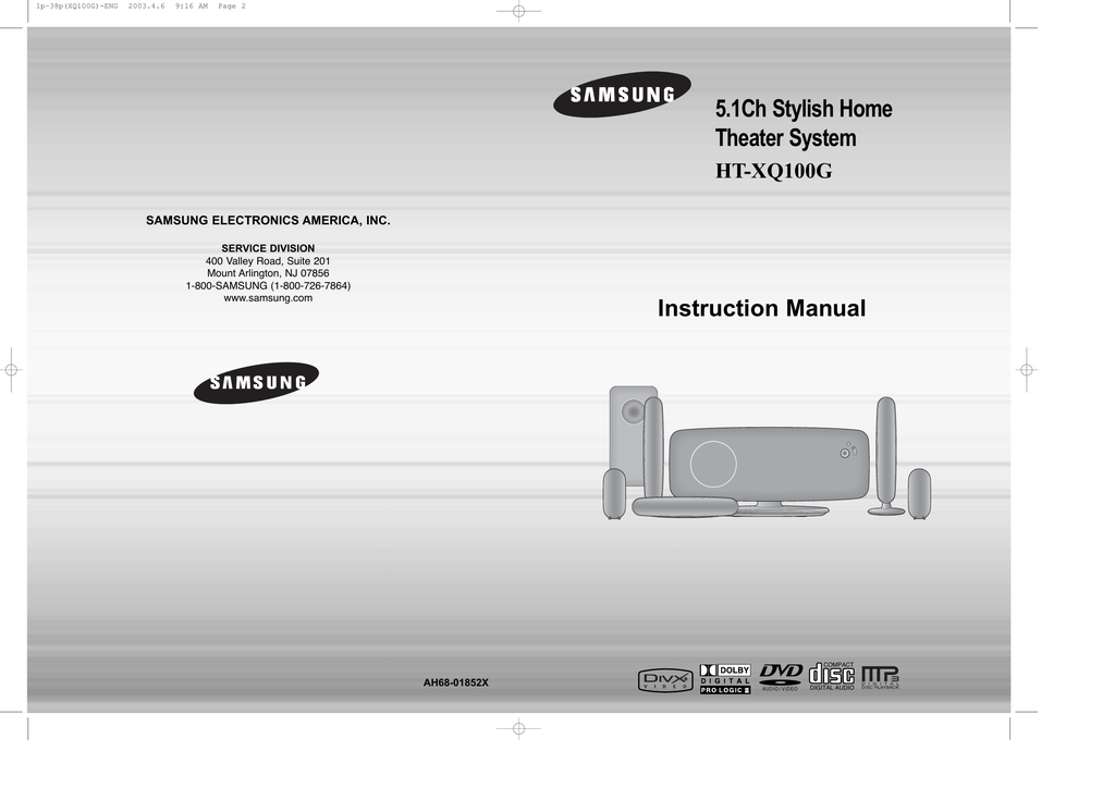 Samsung Ht Q45 Manual