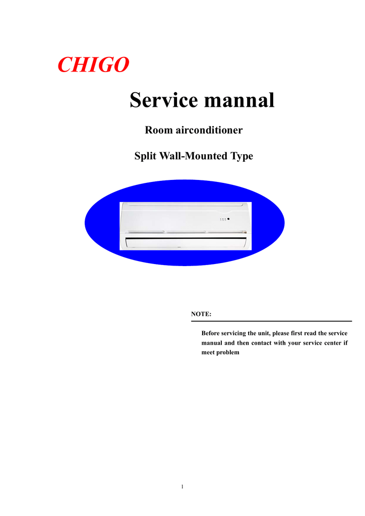 chigo kfr 70gw service manual manualzz comChigo Ductless Air Conditioner Compressor Wiring Diagram #7