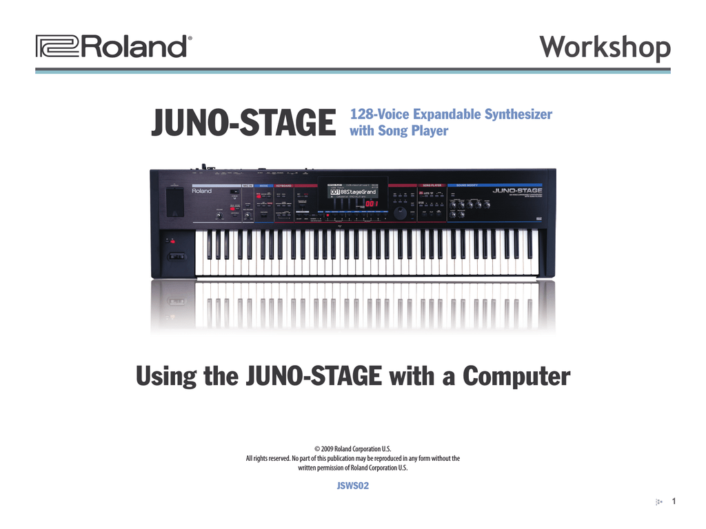 roland juno stage manual - roland juno stage 76