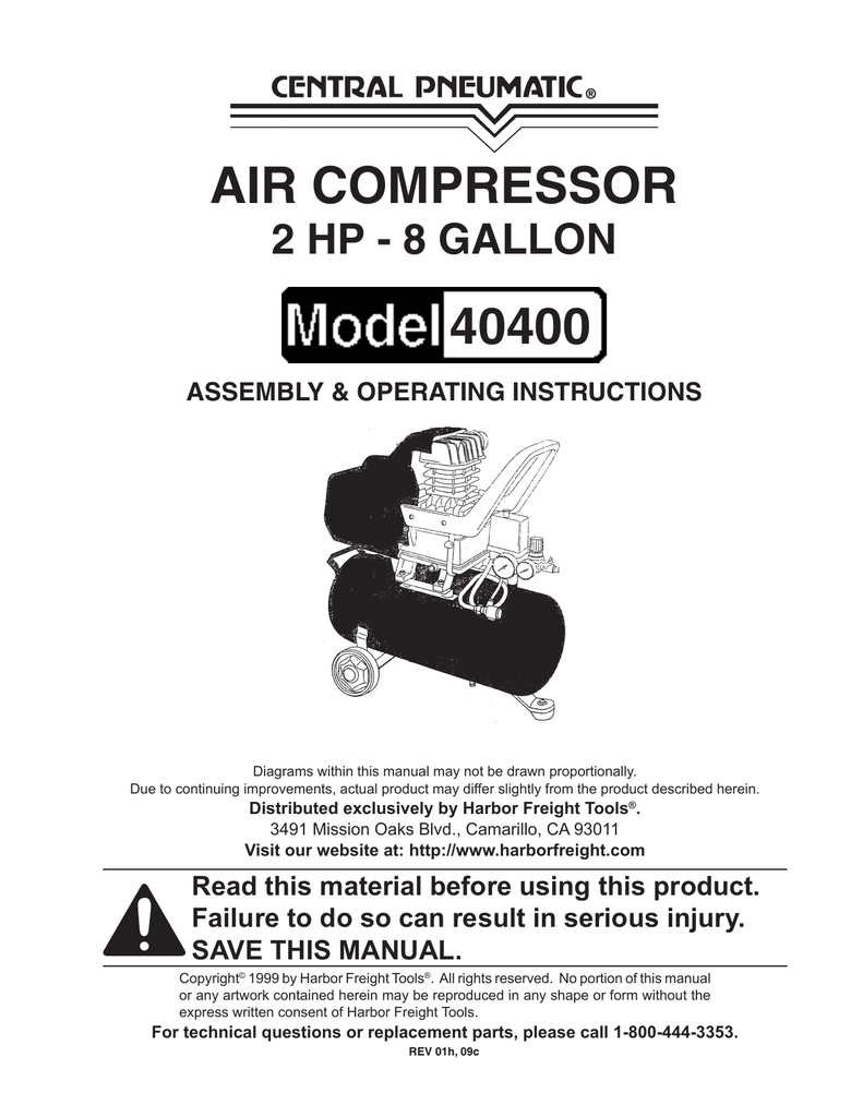 27 Central Pneumatic Air Compressor Parts Diagram Wiring Database 2020