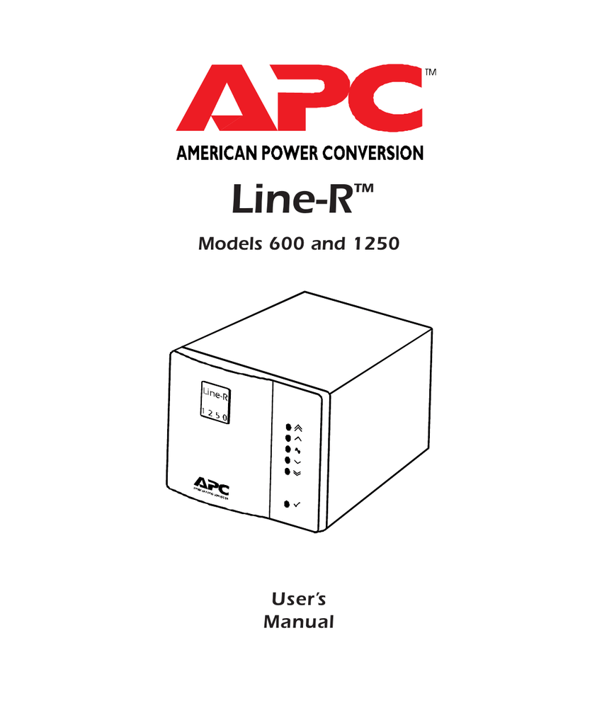 Apc line r 1200 схема