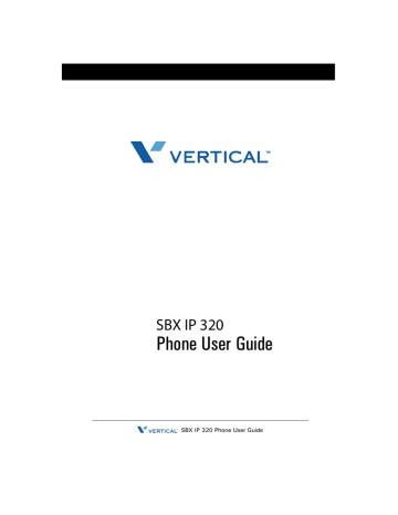 Vertical SBX IP 320 User guide | Manualzz