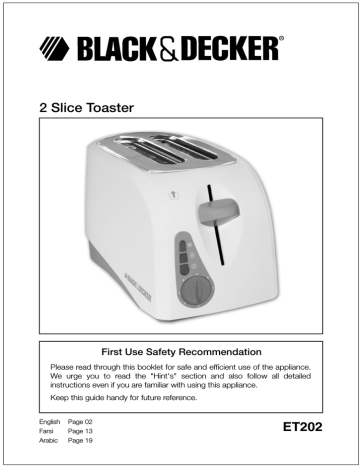 Black Decker Et2 Manuel Utilisateur Manualzz