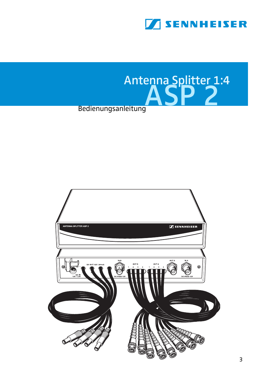 Antenna Splitter 1 4 Asp 2 Manualzz