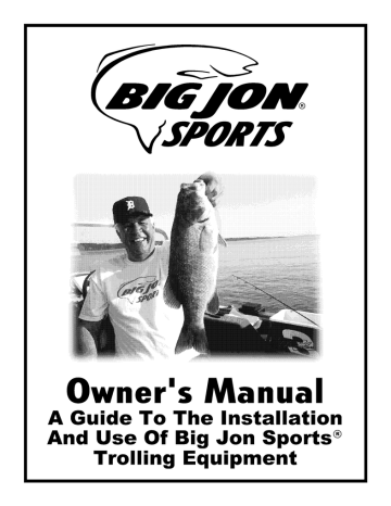 Owner's manual | Big Jon Sports Brute ES Owner`s manual | Manualzz