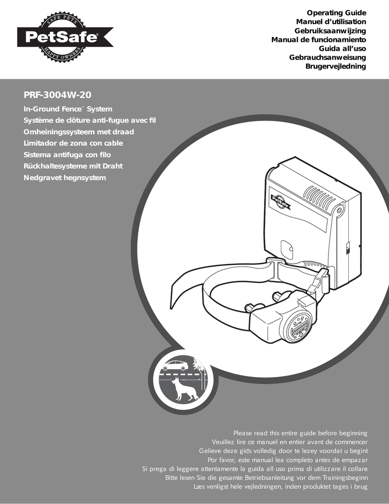 petsafe wire fence manual