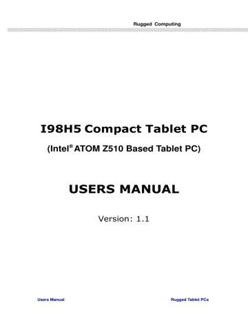 Winmate I98H5 User's Manual | Manualzz