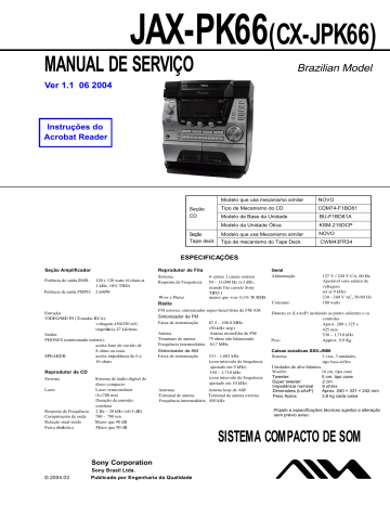 Aiwa | User manual | JAX-PK66(CX | Manualzz