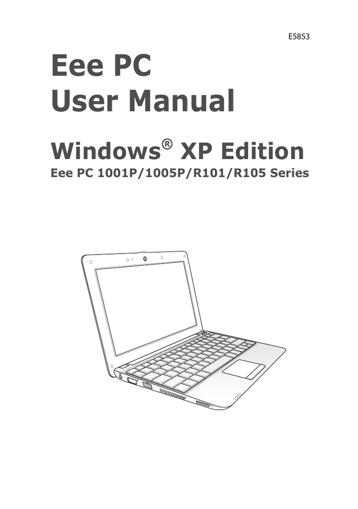 Asus Eee Pc 1001p User Manual Manualzz