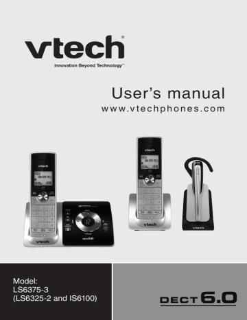 VTech LS6325-2 User`s Manual | Manualzz